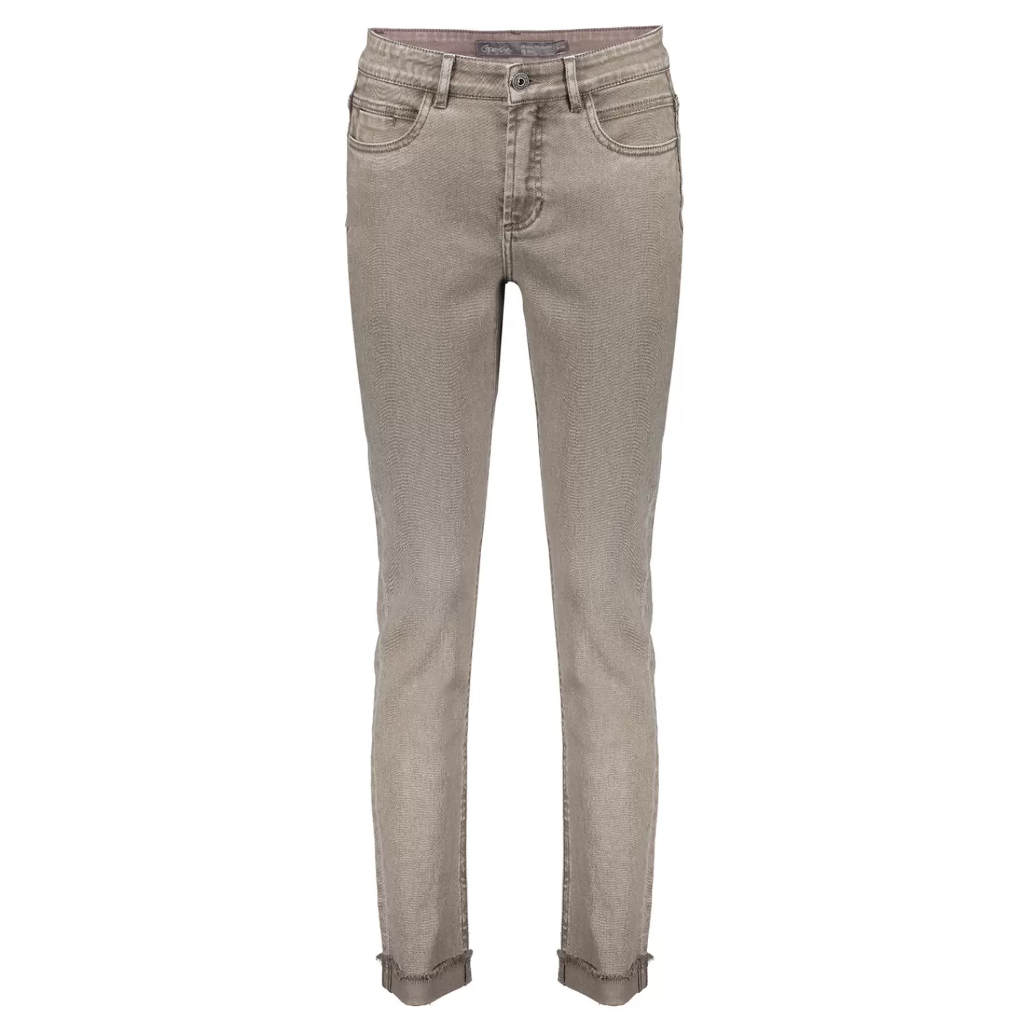 Geisha Fashion Broeken | Denim*Geisha Dames 7/8 Skinny Jeans 41512-10 mud