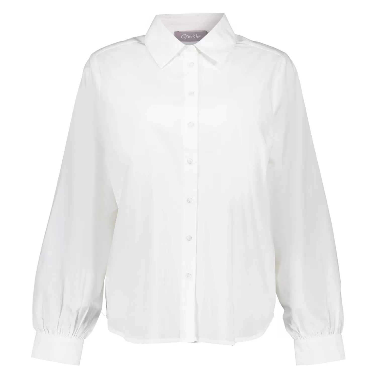 Geisha Fashion Tops & T-shirts*Geisha Dames Classic Blouse 43541-14 off-white