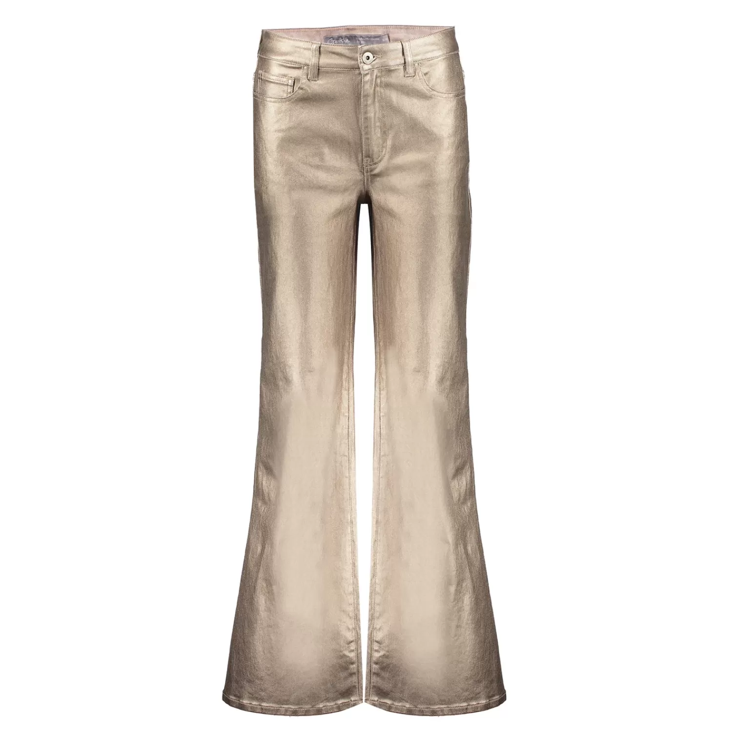 Geisha Fashion Broeken | Denim*Geisha Dames Coated Jeans 41502-10 gold