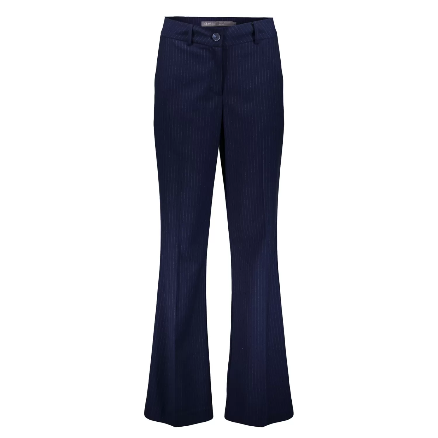 Geisha Fashion Broeken | Denim*Geisha Dames Pantalon Met Pinstripe 41543-10 indigo