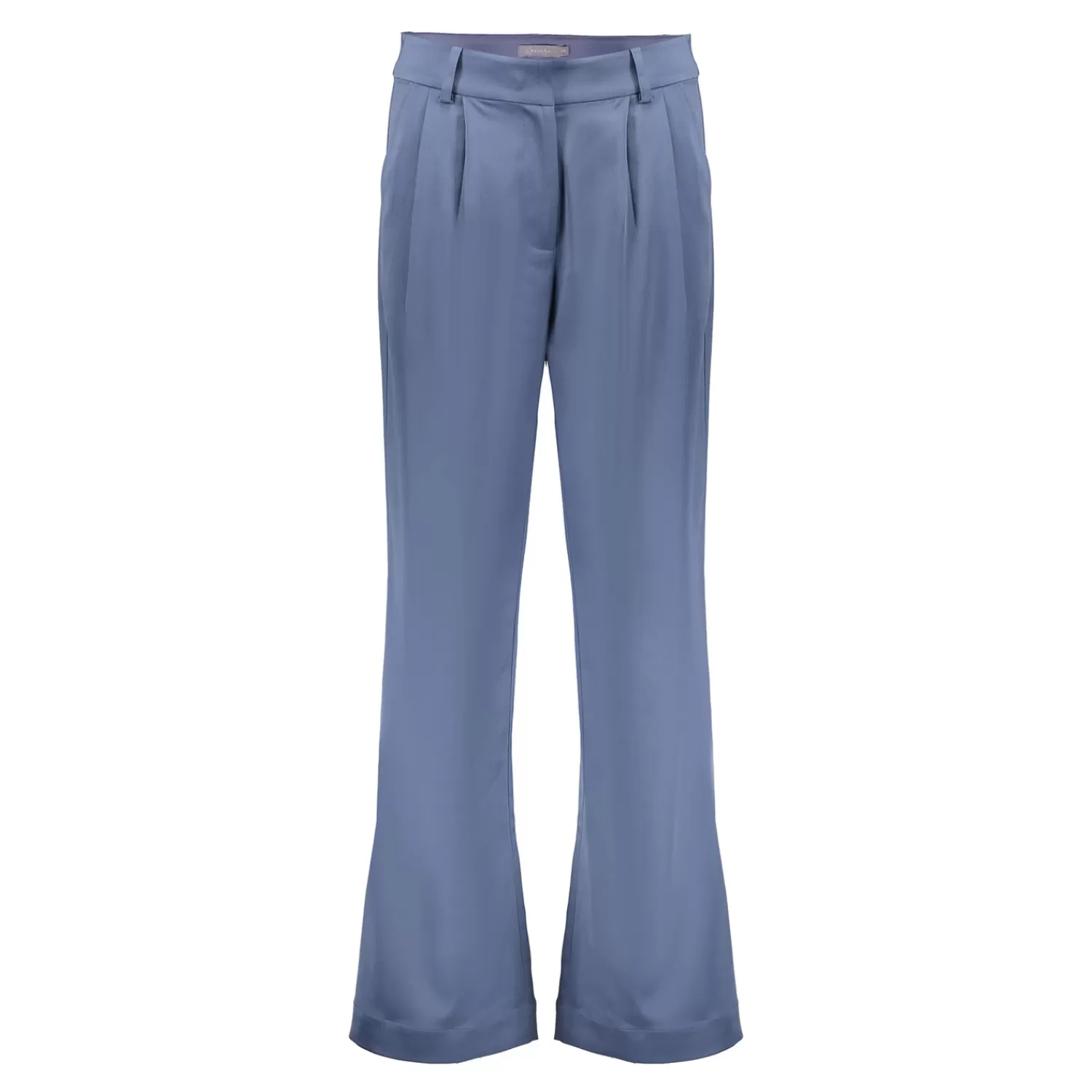 Geisha Fashion Broeken*Geisha Dames Satijne Palazzo Pantalon 41590-21 blue