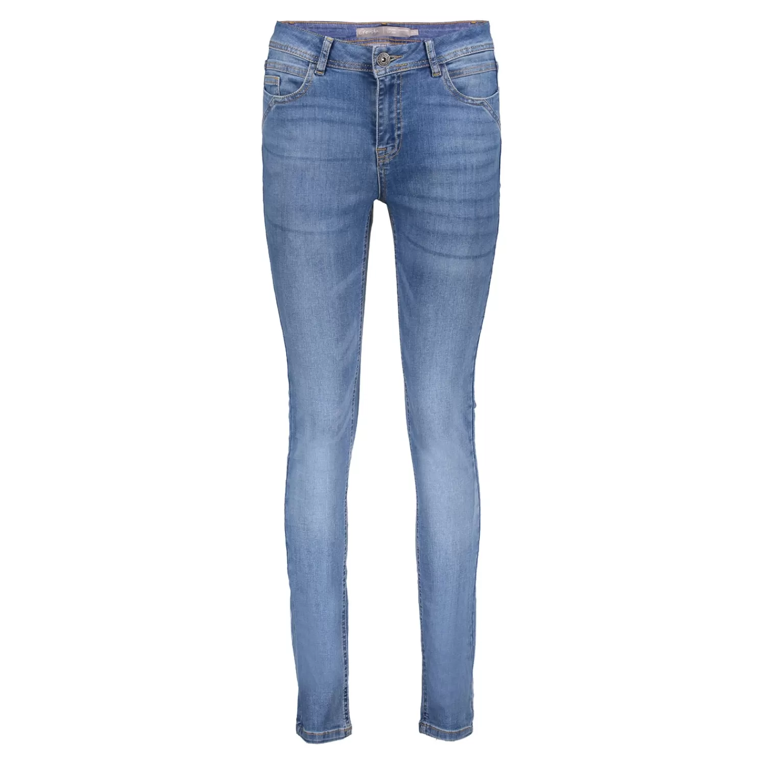 Geisha Fashion Broeken | Denim*Geisha Dames Skinny Jeans 41603-50 LOU blue denim