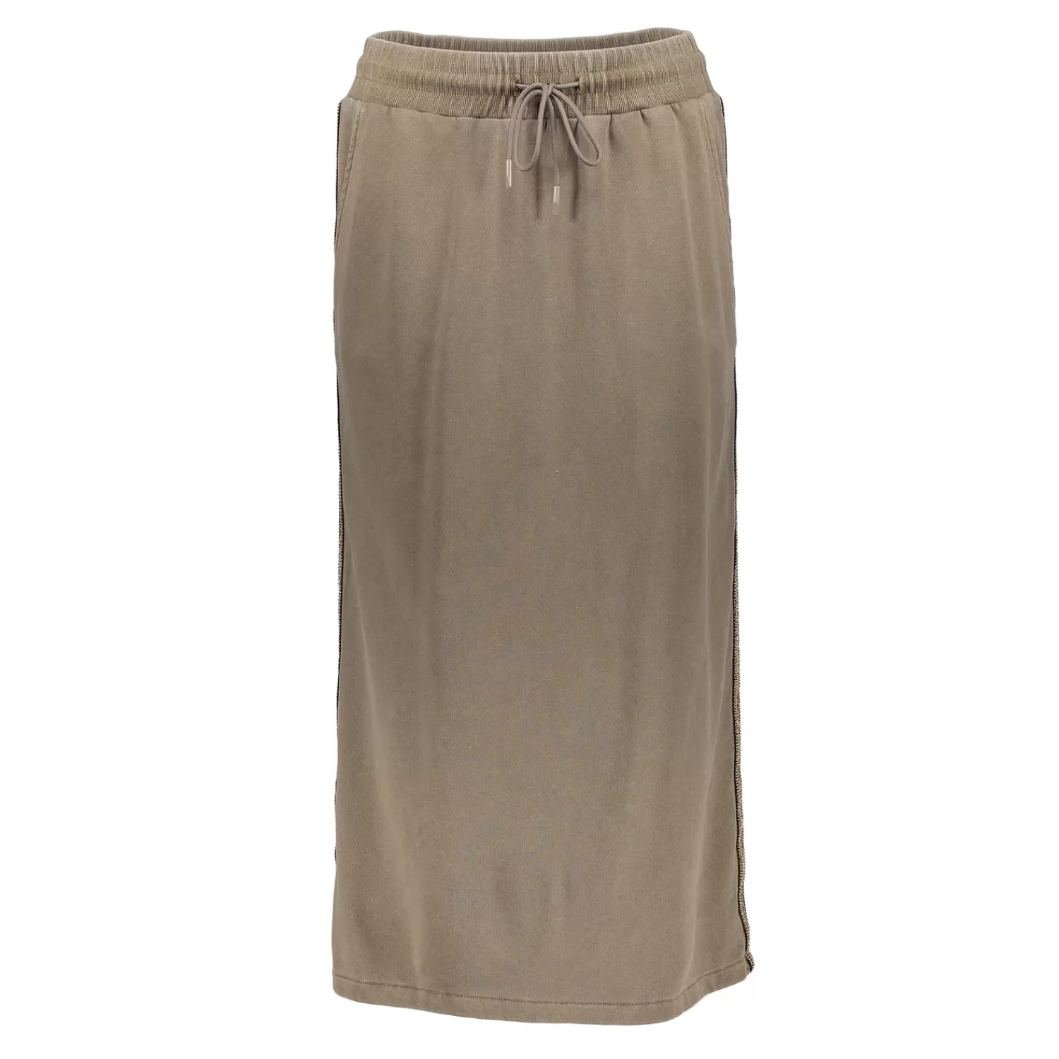 Geisha Fashion Rokken*Geisha Dames Sweat Midi Skirt 46506-10 sand