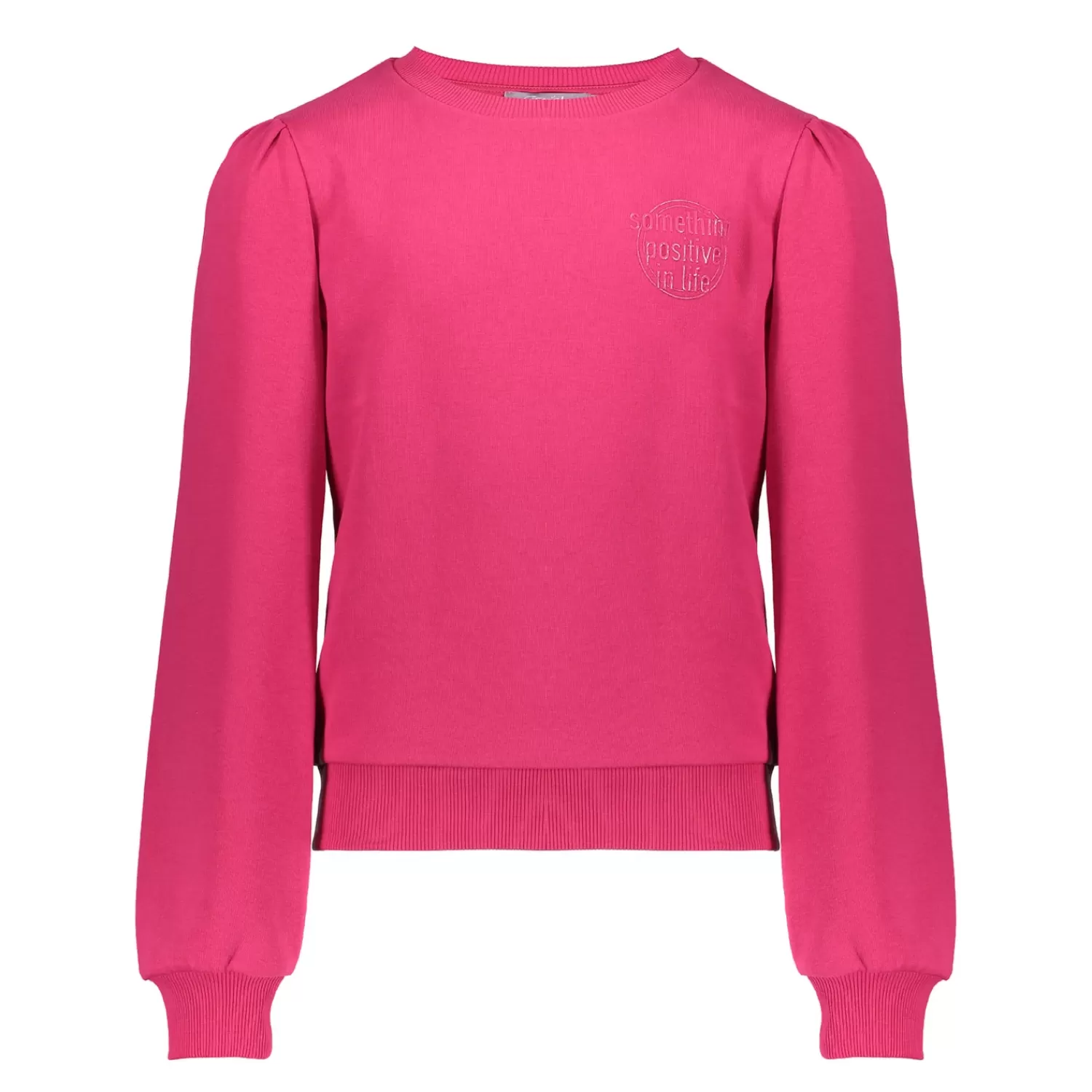 Geisha Fashion Truien & Vesten*Geisha Girls Basic Sweater Met Tekst 42609K-41 cerise