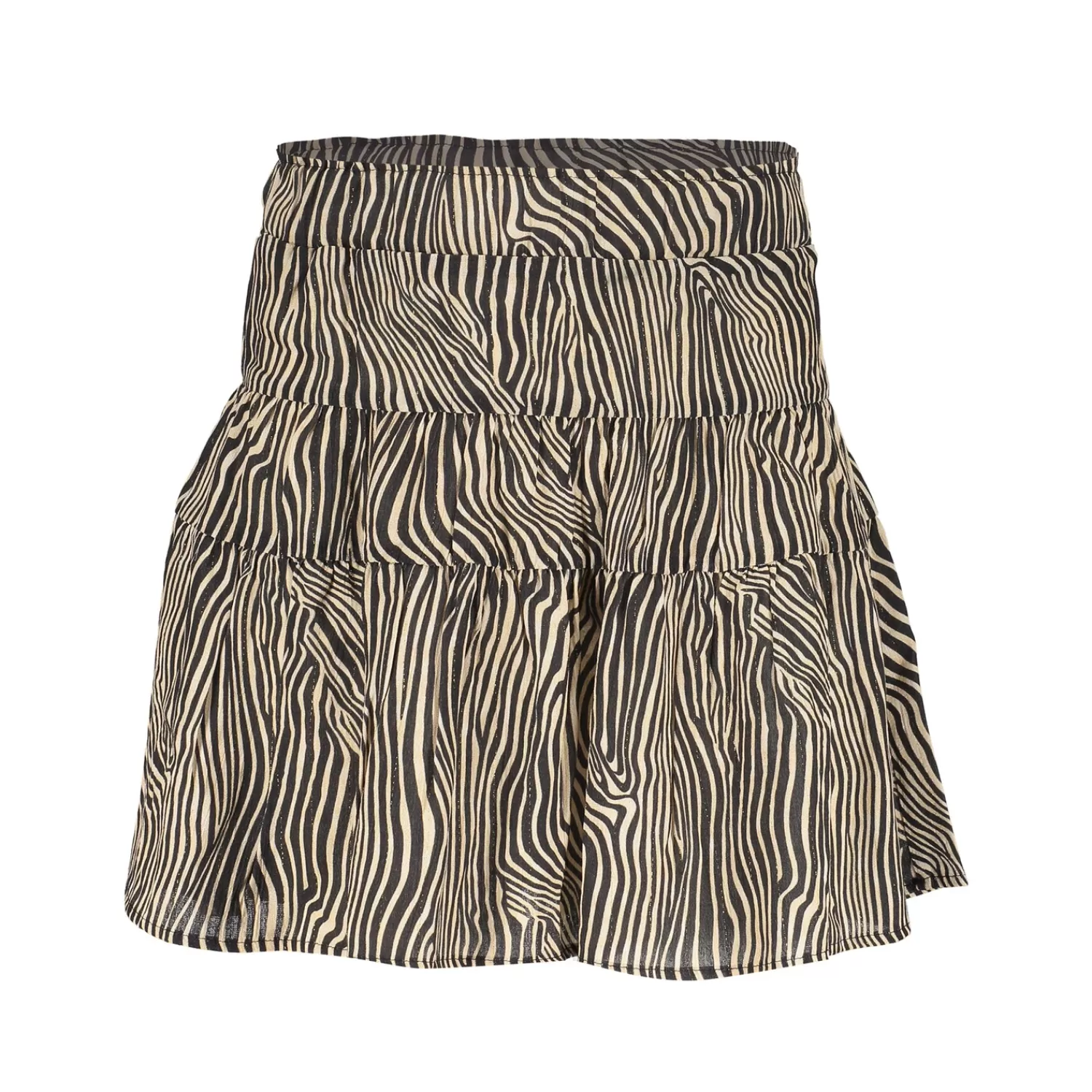 Geisha Fashion Rokken*Geisha Girls Rokje Met Zebra Print En Lurex 46595K-20 off-white