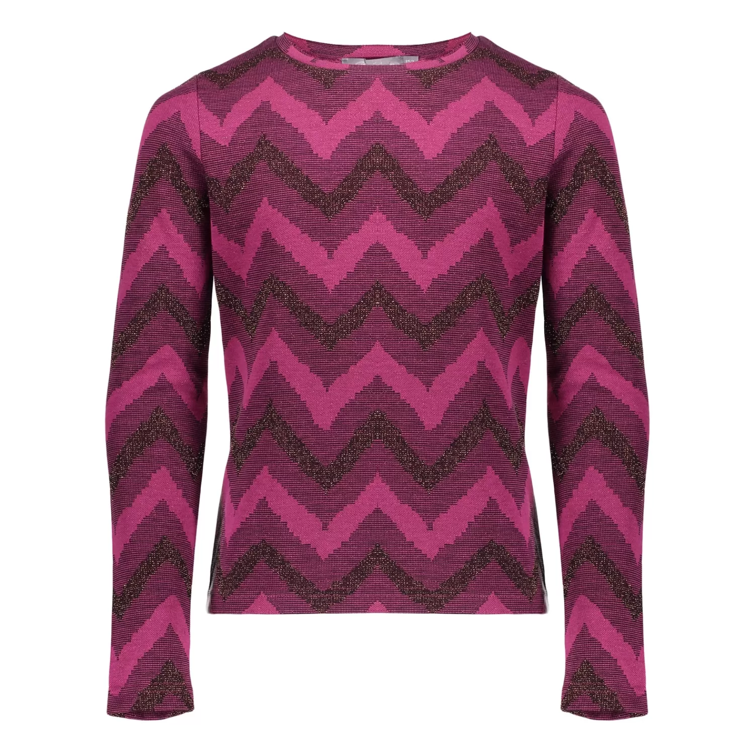 Geisha Fashion Tops & T-shirts*Geisha Girls Top Met Zigzag Print 42668K-20 fuchsia